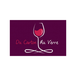 Logo Du carton au verre — client ACF