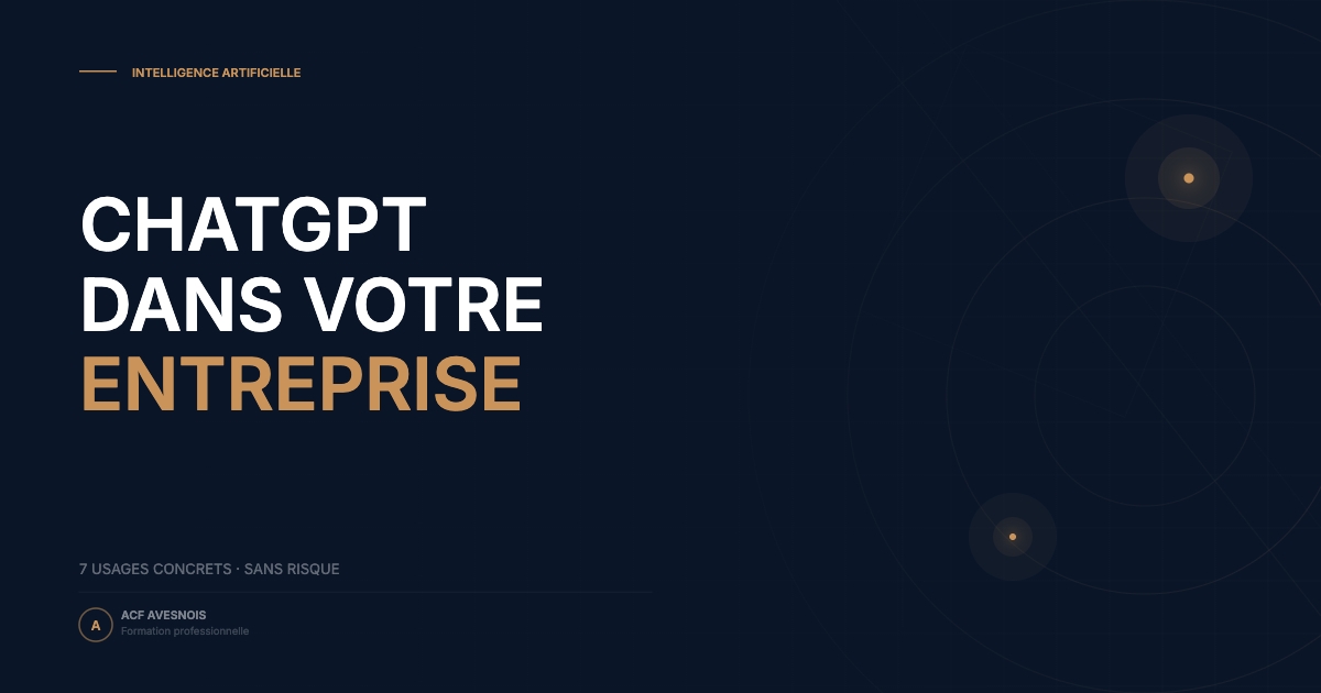 Comment utiliser ChatGPT dans une PME : 7 usages concrets et sans risque