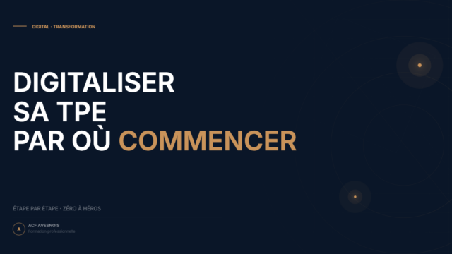 Digitaliser sa TPE : par où commencer quand on part de zéro ?