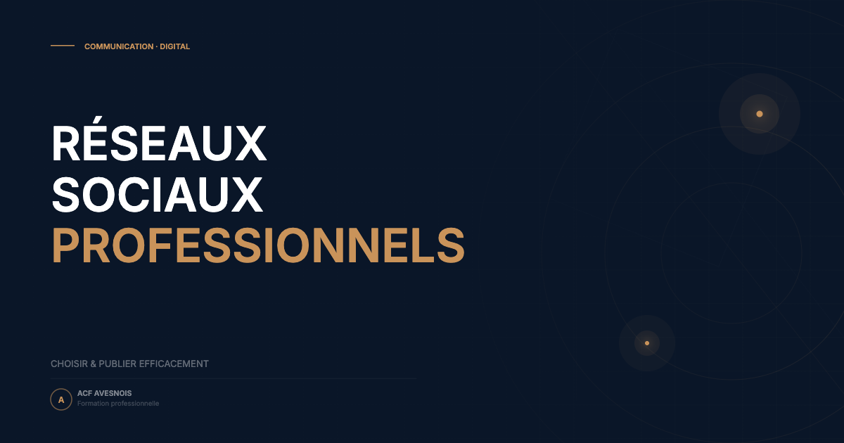 Réseaux sociaux pour les professionnels : lesquels choisir et quoi publier ?